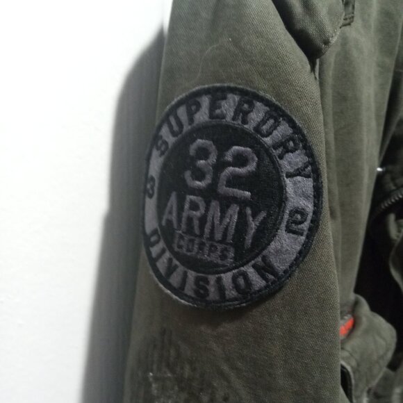 Superdry International Rip & Repair Military Jacket.size M - Picture 5 of 12